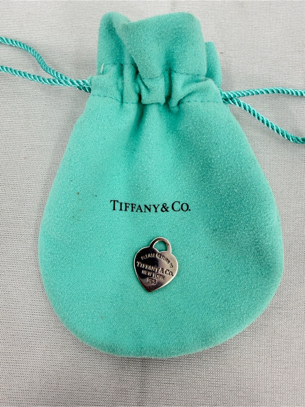 Tiffany & Co Return to Tiffany Heart Tag Pendant Necklace 925 Sterling Silver - Picture 4 of 13